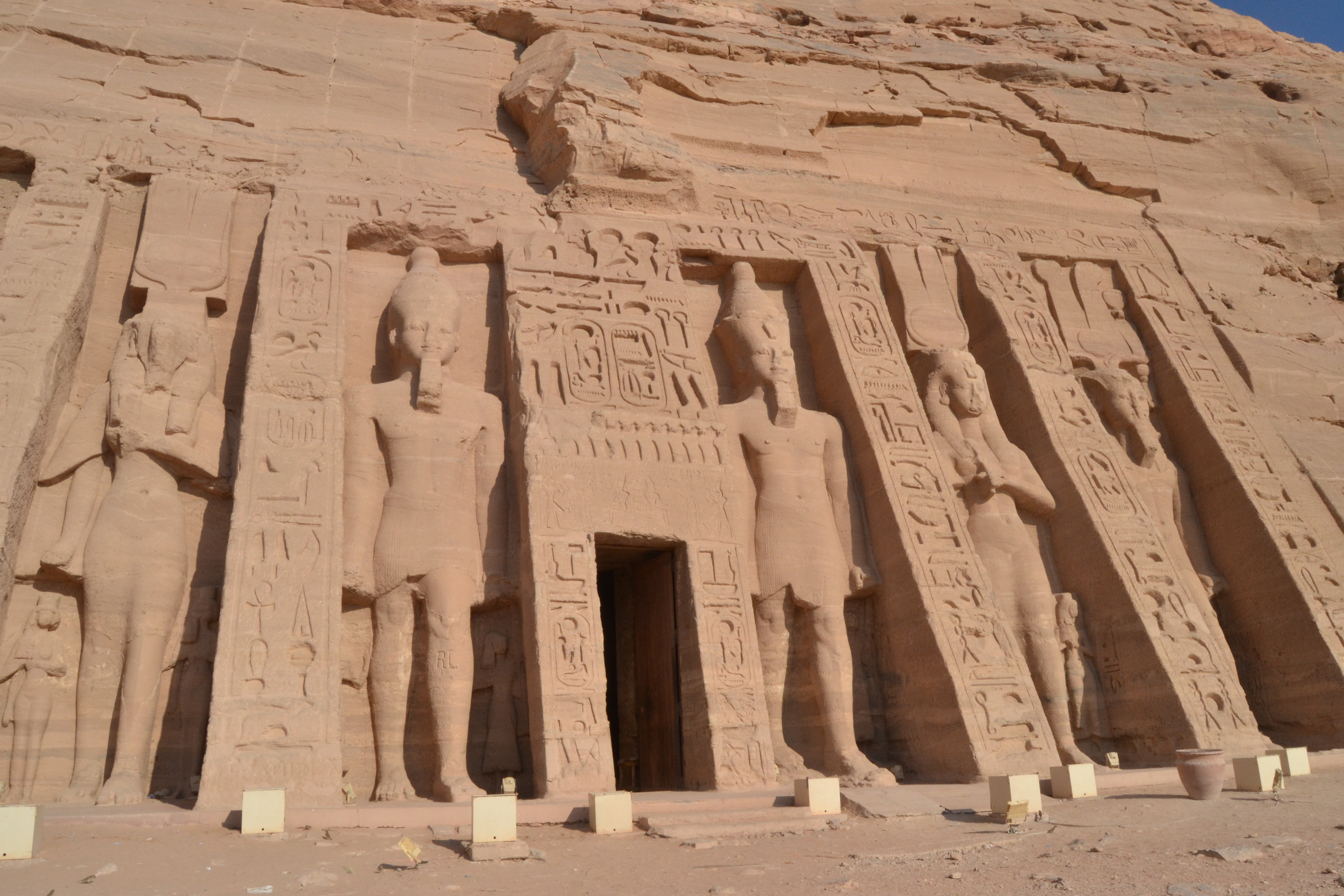 Nefertari's temple at Abu Simbel
