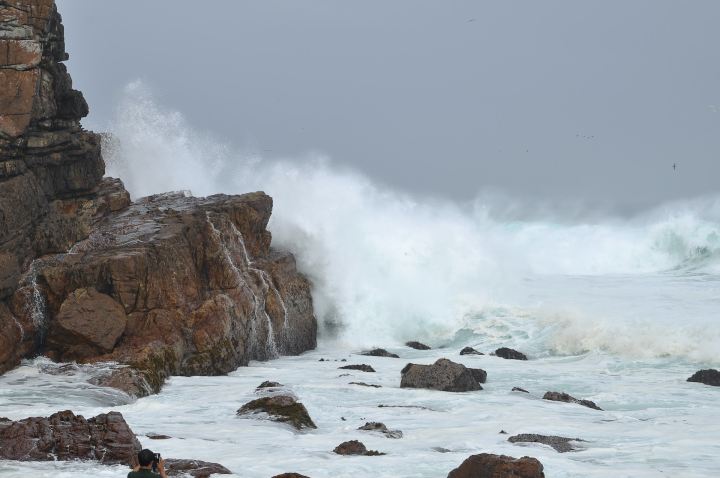 Lashing tides at the rocks of the Cape of Good Hope